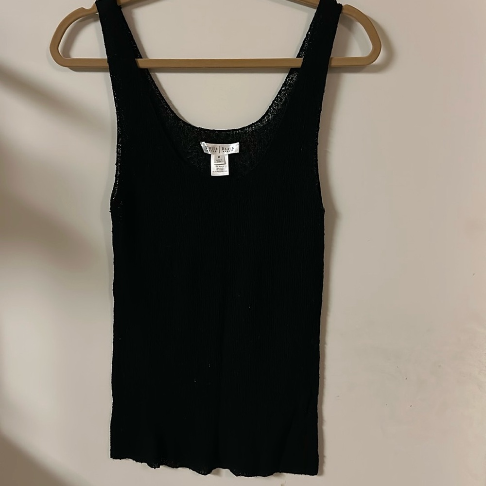 Scoop neck sheer tank